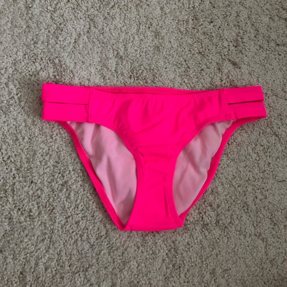 NEW dELiA*s Neon Pink Bikini Bottom - Picture 1 of 4